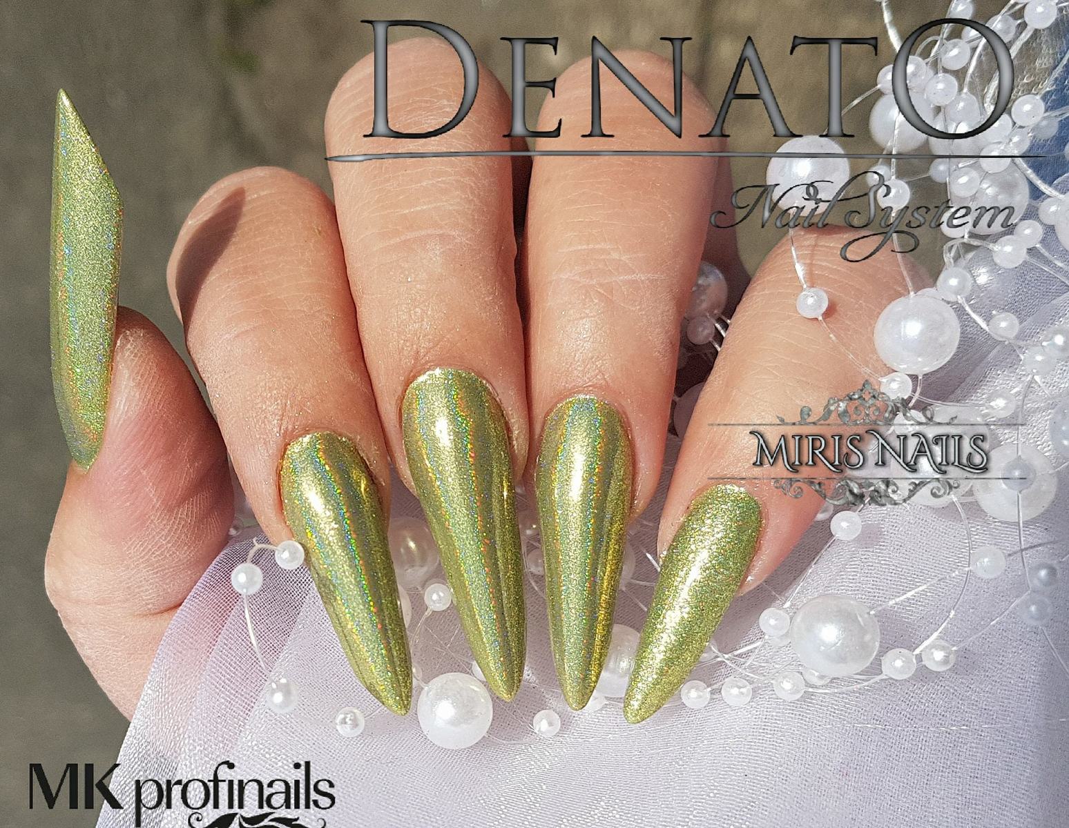 GLAMOUR Holographic Green - Gold