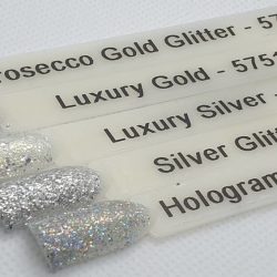 Hybrid Gelpolish Prosecco Gold Glitter