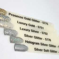 Hybrid Gelpolish Prosecco Gold Glitter