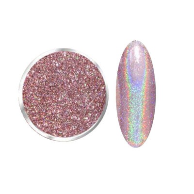GLAMOUR Holographic Rosé Gold