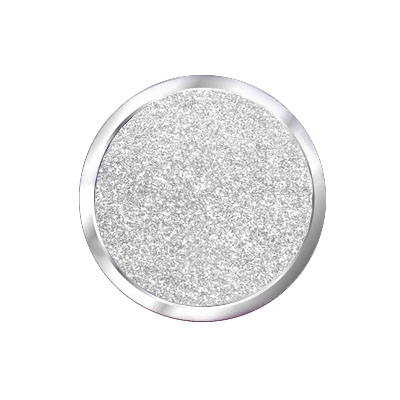 Silver White Glitter 0,8 mm